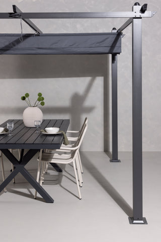 Venture Home Lazio Pergola Steel - Mörkgrå / 300*300*