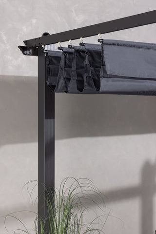 Venture Home Lazio Pergola Steel - Mörkgrå / 300*300*