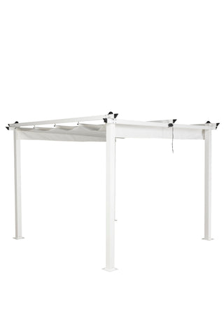 Venture Home Lazio Pergola Steel - Vit / 400*400*