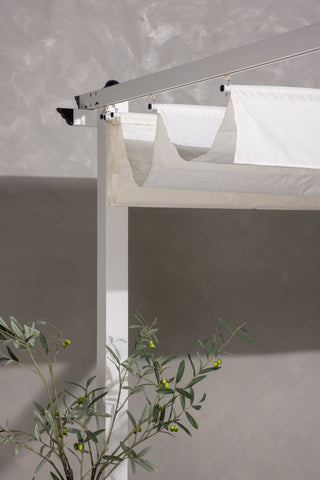 Venture Home Lazio Pergola Steel - Vit / 300*300*