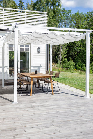 Venture Home Lazio Pergola Steel - Vit / 400*400*