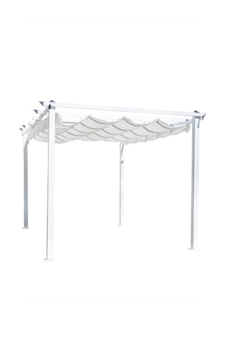 Venture Home Lazio Pergola Steel - Vit / 400*400*