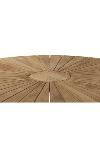 Venture Home Mexico Bord ø 140 - Svart/Teak