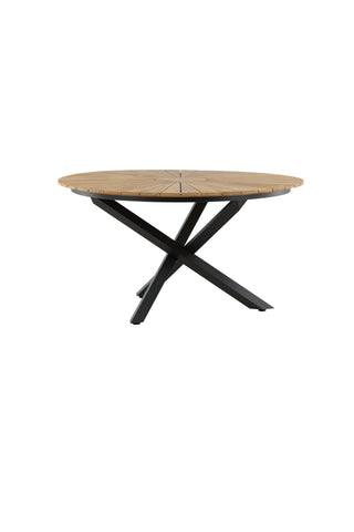 Venture Home Mexico Bord ø 140 - Svart/Teak