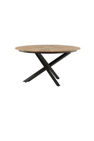Venture Home Mexico Bord ø 140 - Svart/Teak