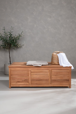 Venture Home Trento Cushionbox Teak - Natur / 70*130*46
