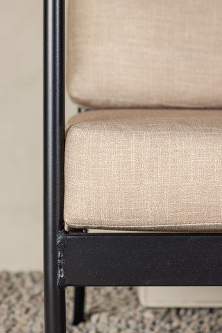 Venture Home Pehnna Corner Loungeset Stål - Svart / Sand