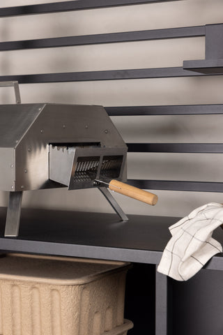 Venture Home Hamnå Pall Pizzaugn Standard - Silver /
