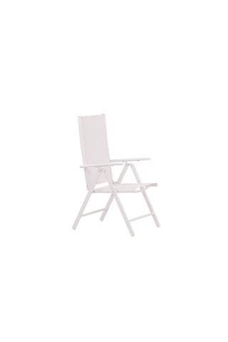 Venture Home Break Matstol 2-pack Alumnium - Vit / Textilen