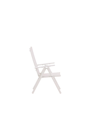Venture Home Break Matstol 2-pack Alumnium - Vit / Textilen