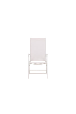 Venture Home Break Matstol 2-pack Alumnium - Vit / Textilen