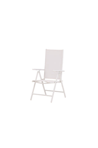 Venture Home Break Matstol 2-pack Alumnium - Vit / Textilen