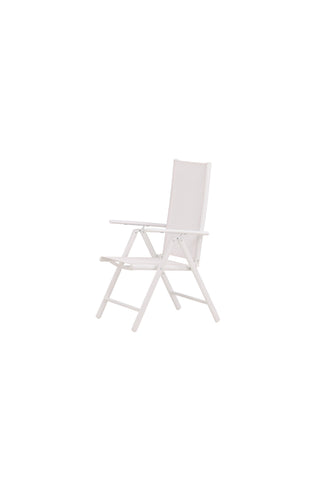 Venture Home Break Matstol 2-pack Alumnium - Vit / Textilen