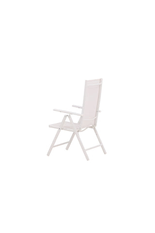 Venture Home Break Matstol 2-pack Alumnium - Vit / Textilen