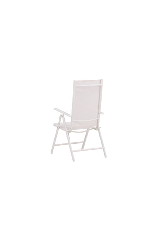 Venture Home Break Matstol 2-pack Alumnium - Vit / Textilen