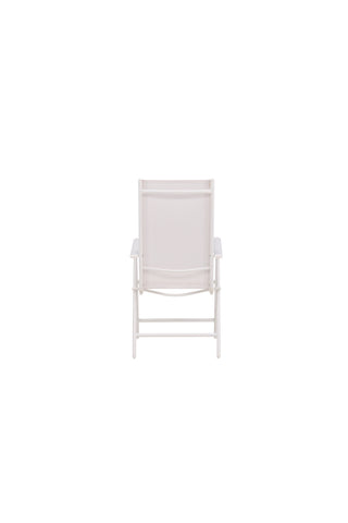 Venture Home Break Matstol 2-pack Alumnium - Vit / Textilen