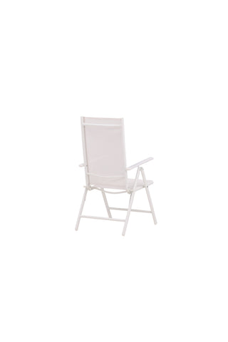 Venture Home Break Matstol 2-pack Alumnium - Vit / Textilen