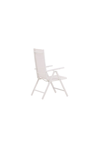Venture Home Break Matstol 2-pack Alumnium - Vit / Textilen