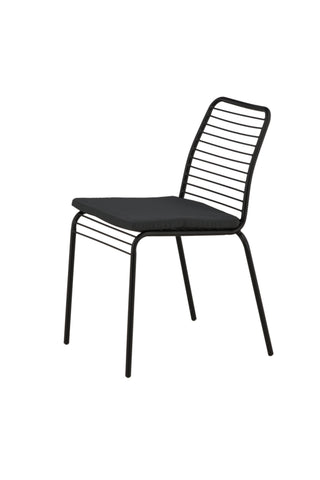 Venture Home Panjin Matstol 2-pack Aluminium - Svart /