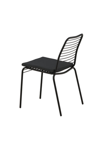 Venture Home Panjin Matstol 2-pack Aluminium - Svart /