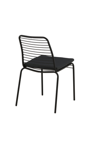 Venture Home Panjin Matstol 2-pack Aluminium - Svart /
