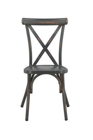 Venture Home Tablas Matstol 2-pack Aluminium - Svart /