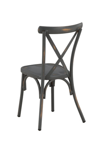 Venture Home Tablas Matstol 2-pack Aluminium - Svart /