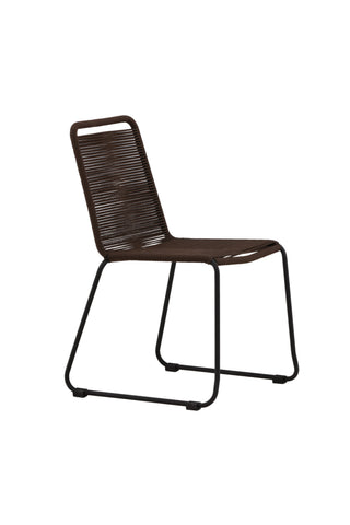 Venture Home Lindos Matstol 2-pack Aluminium - Svart /