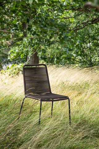 Venture Home Lindos Matstol 2-pack Aluminium - Svart /