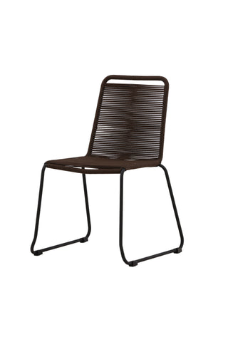 Venture Home Lindos Matstol 2-pack Aluminium - Svart /