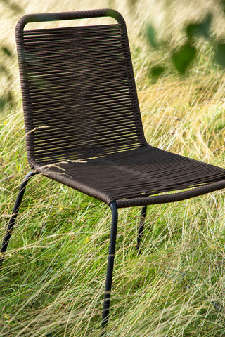 Venture Home Lindos Matstol 2-pack Aluminium - Svart /