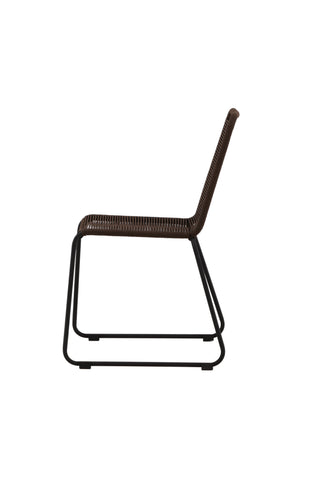 Venture Home Lindos Matstol 2-pack Aluminium - Svart /