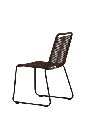Venture Home Lindos Matstol 2-pack Aluminium - Svart /