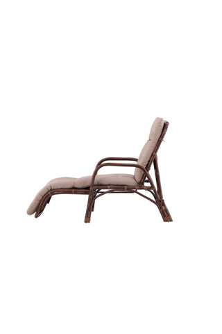 Venture Home Nella Solsäng Rotting - Mörk valnöt / Beige