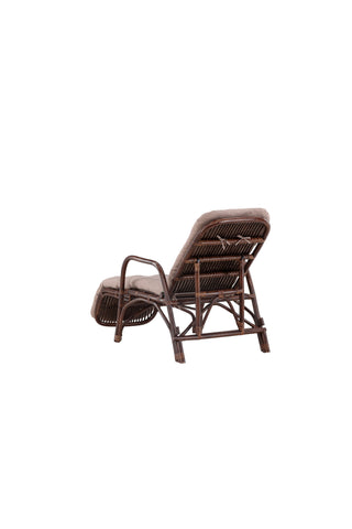 Venture Home Nella Solsäng Rotting - Mörk valnöt / Beige