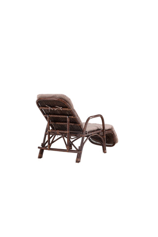 Venture Home Nella Solsäng Rotting - Mörk valnöt / Beige