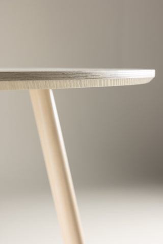 Venture Home Plaza Matbord ⌀100 - Whitewash /