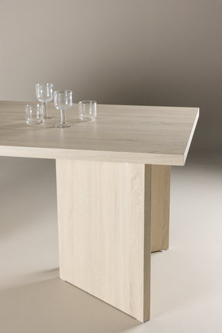 Vind Bassholmen Matbord 90x180 cm - Whitewash /
