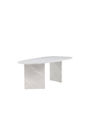 Venture Home Grönvik Matbord 220x100 cm - Vit Concrete Look /