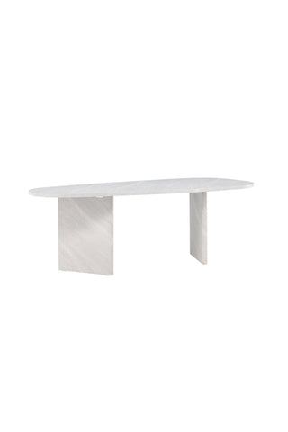 Venture Home Grönvik Matbord 220x100 cm - Vit Concrete Look /