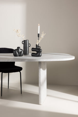 Venture Home Grönvik Matbord 220x100 cm - Vit Concrete Look /