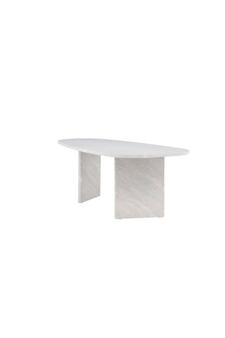 Venture Home Grönvik Matbord 220x100 cm - Vit Concrete Look /