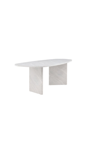 Venture Home Grönvik Matbord 220x100 cm - Vit Concrete Look /