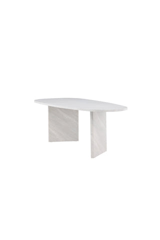 Venture Home Grönvik Matbord 220x100 cm - Vit Concrete Look /