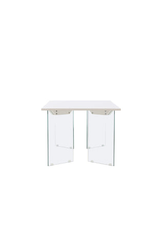 Venture Home Ester Matbord 100x180 cm - Glas / Concretelook