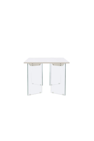 Venture Home Ester Matbord 100x180 cm - Glas / Concretelook