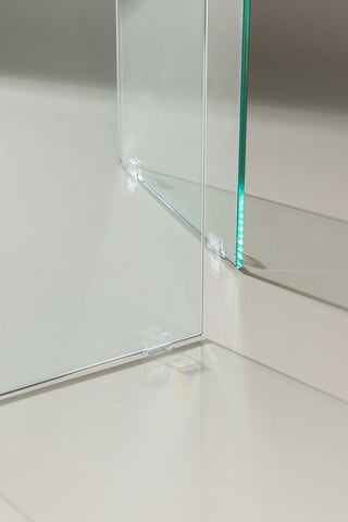 Venture Home Ester Matbord 100x180 cm - Glas / Concretelook