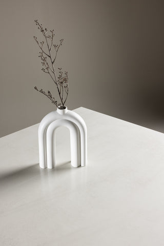 Venture Home Ester Matbord 100x180 cm - Glas / Concretelook
