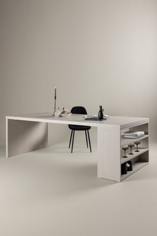 Venture Home Mika Matbord 110x230 cm - Whitewash / Stonelook