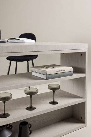 Venture Home Mika Matbord 110x230 cm - Whitewash / Stonelook